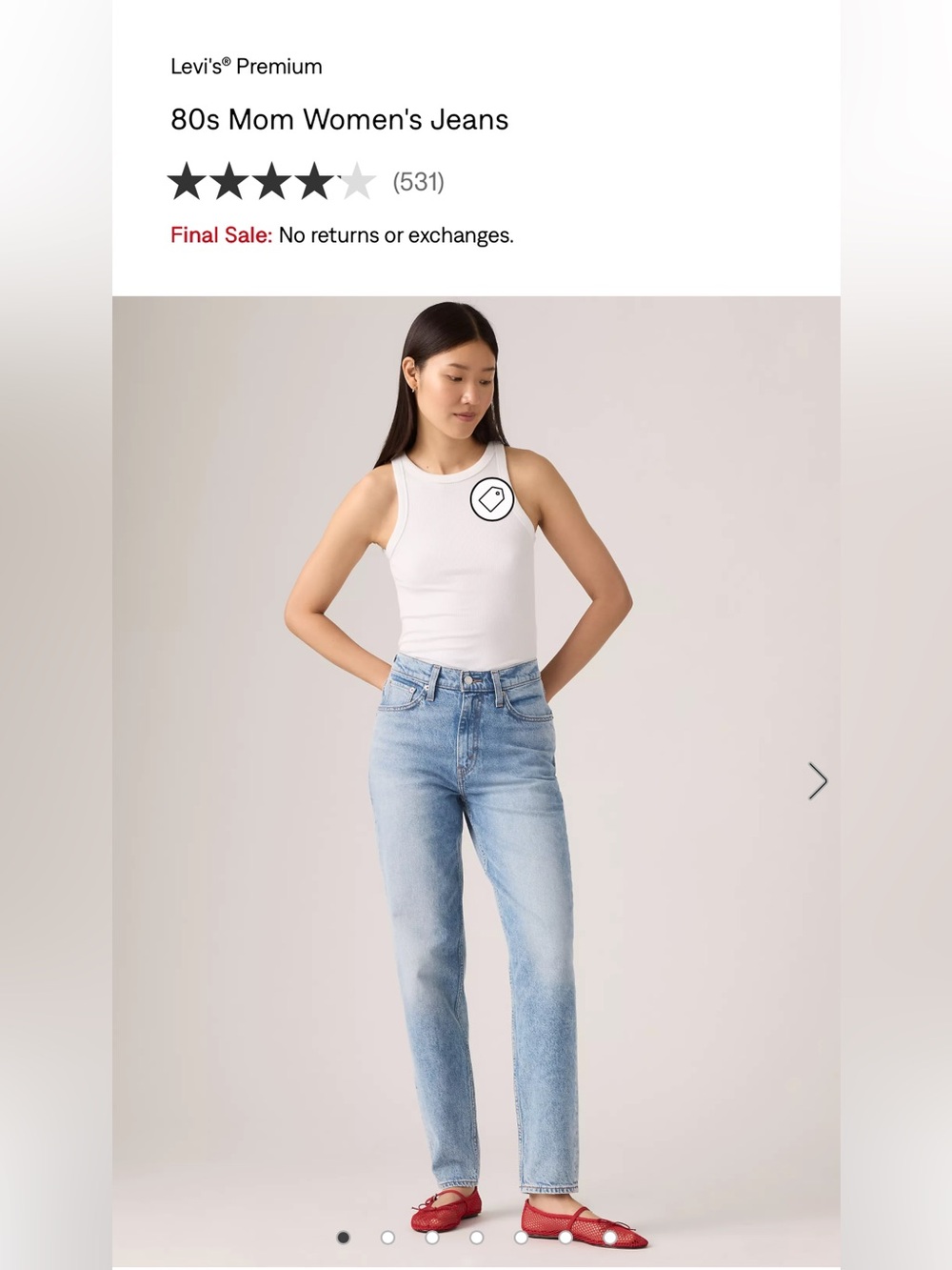 115$ LEVI’S, the 80’s Mom jeans!